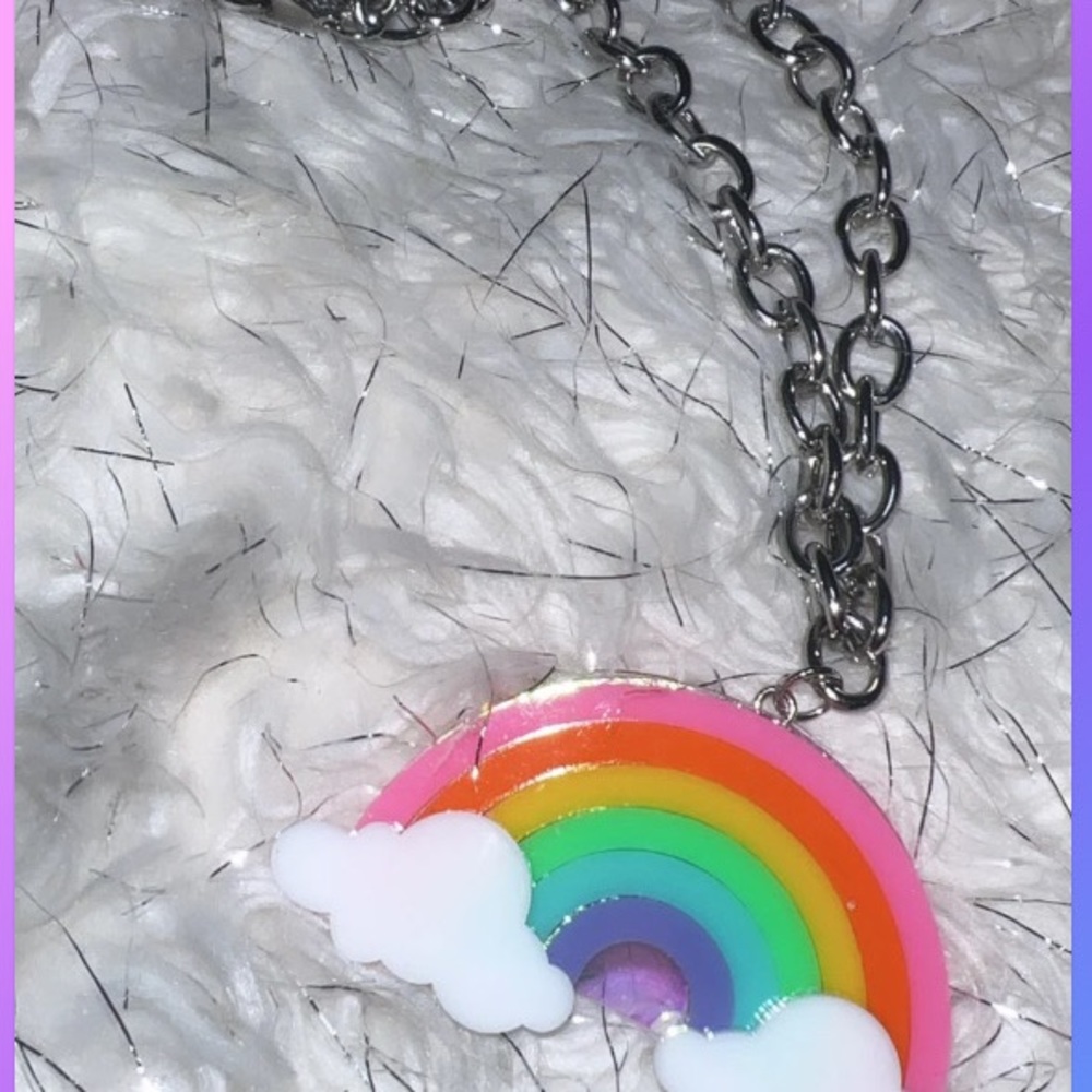 Marina Fini Rainbow Drip Choker